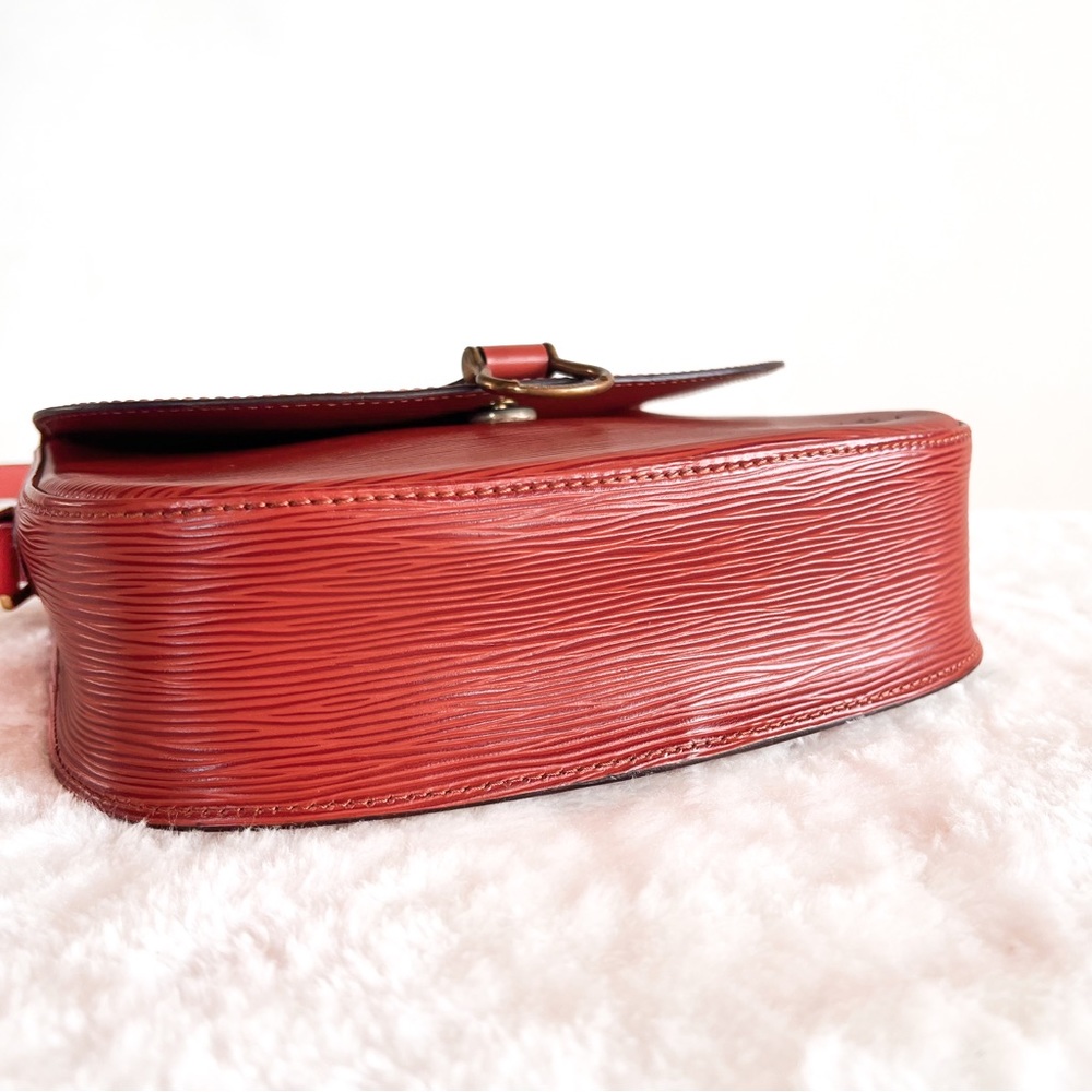 Louis Vuitton Saint Cloud In Brown Epi Leather Vintage Crossbody Shoulder Bag - Picture 4 of 16